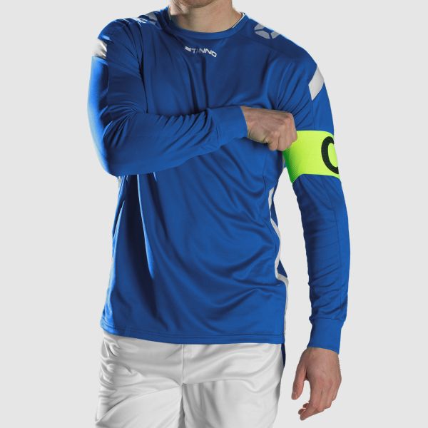 Drive Match Shirt LS - Royal-White