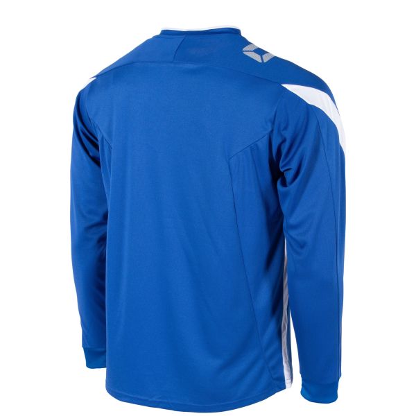 Drive Match Shirt LS - Royal-White