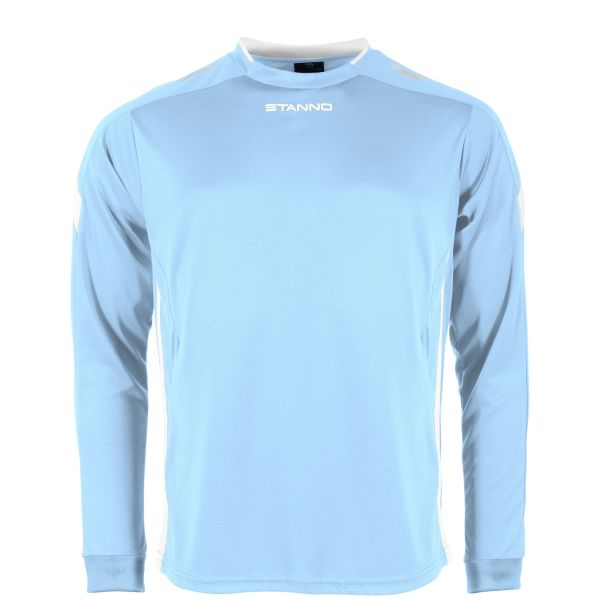 Drive Match Shirt LS - Sky Blue-White