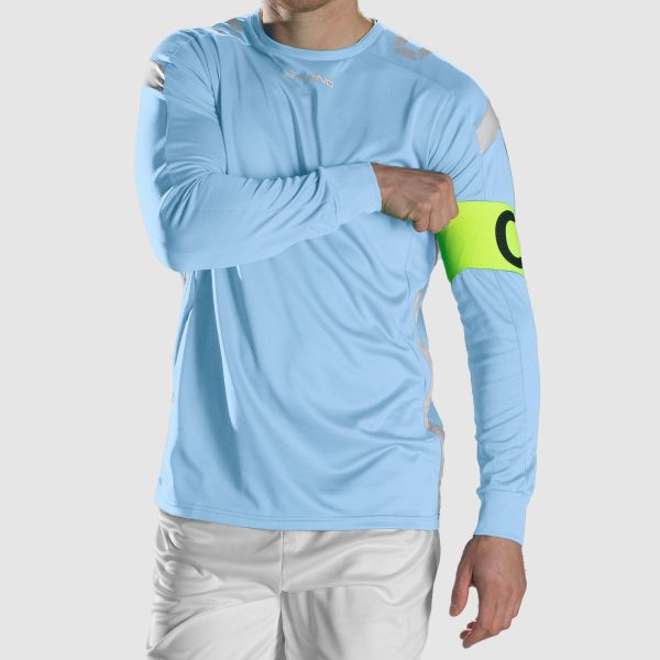 Drive Match Shirt LS - Sky Blue-White