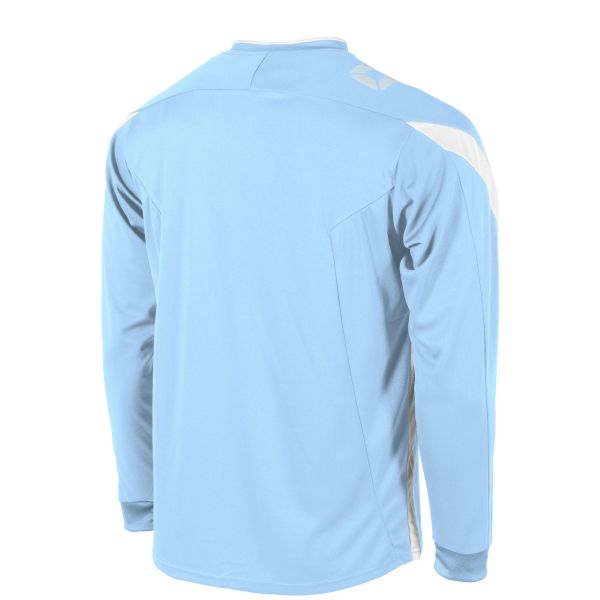 Drive Match Shirt LS - Sky Blue-White