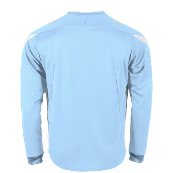 Drive Match Shirt LS - Sky Blue-White