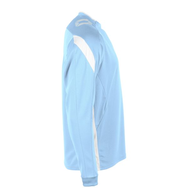 Drive Match Shirt LS - Sky Blue-White