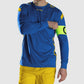 Drive Match Shirt LS - Royal-Yellow