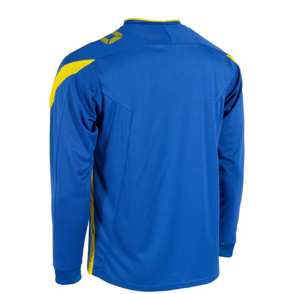 Drive Match Shirt LS - Royal-Yellow