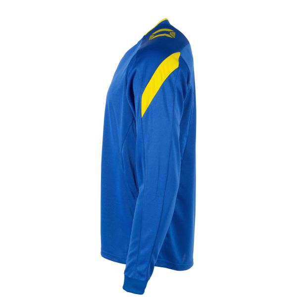Drive Match Shirt LS - Royal-Yellow