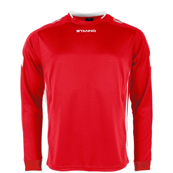 Drive Match Shirt LS - Red-White