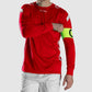 Drive Match Shirt LS - Red-White