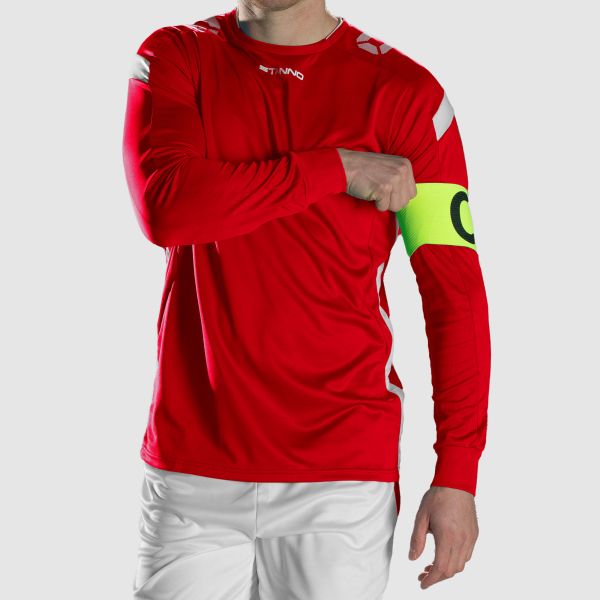 Drive Match Shirt LS - Red-White