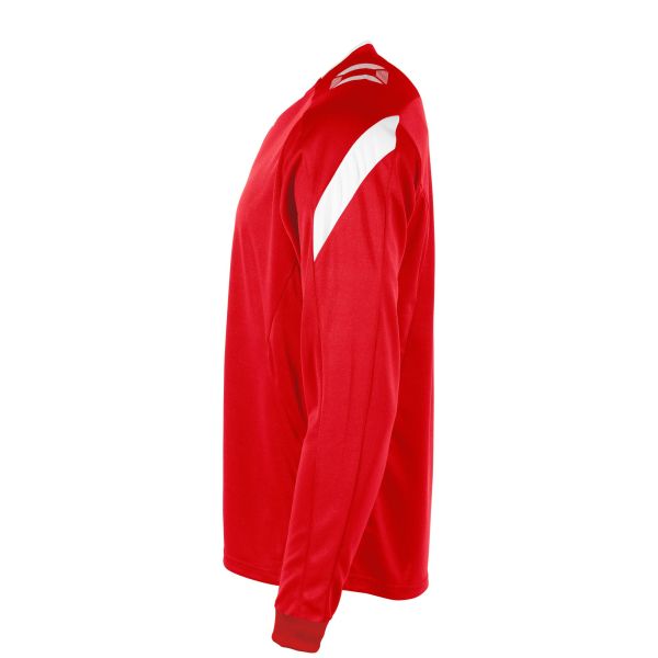 Drive Match Shirt LS - Red-White