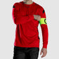 Drive Match Shirt LS - Red-Black