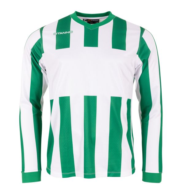 Aspire Long Sleeve Shirt - Green-White