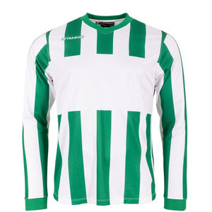 Aspire Long Sleeve Shirt - Green-White