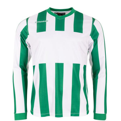Aspire Long Sleeve Shirt - Green-White