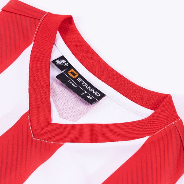 Aspire Long Sleeve Shirt - Red-White