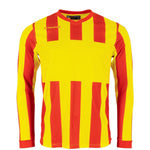Aspire Long Sleeve Shirt - Red-Yellow