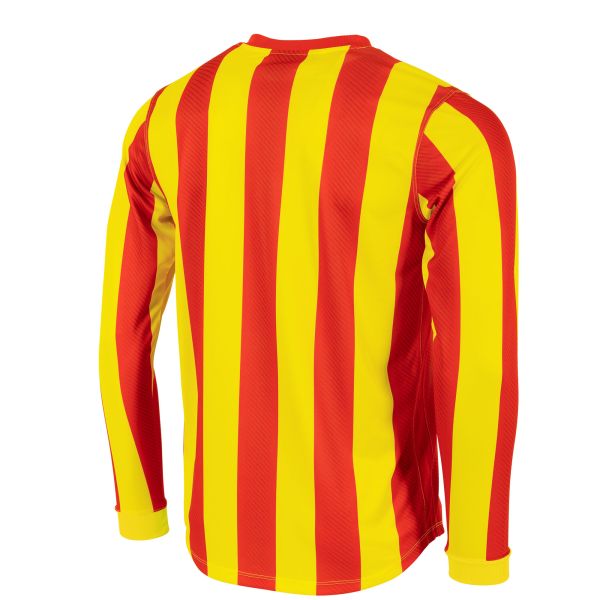 Aspire Long Sleeve Shirt - Red-Yellow