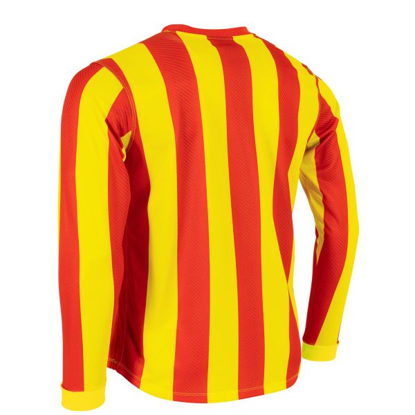 Aspire Long Sleeve Shirt - Red-Yellow