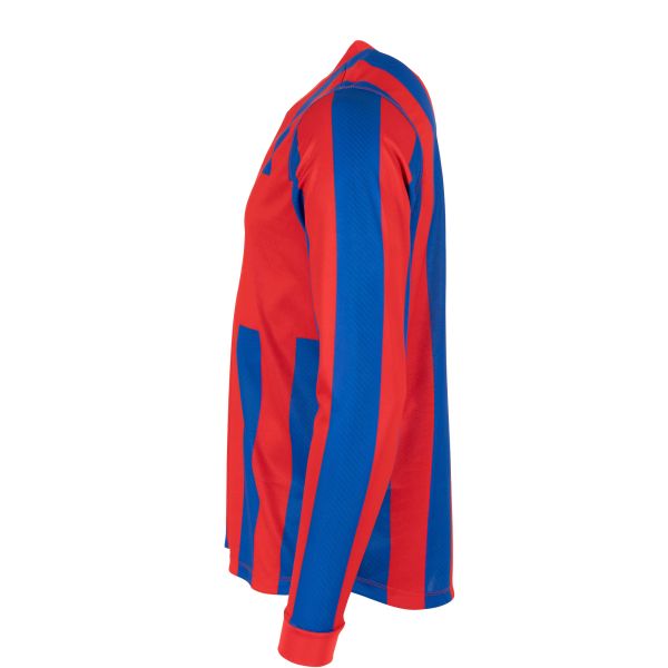 Aspire Long Sleeve Shirt - Red-Royal