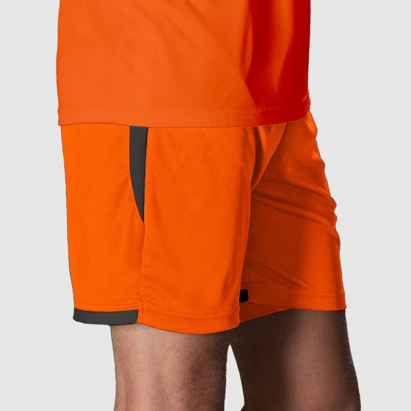 Focus Shorts II - Orange-Black