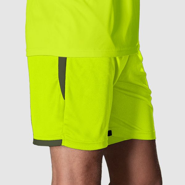 Focus Shorts II - Neon Yellow-Anthracite