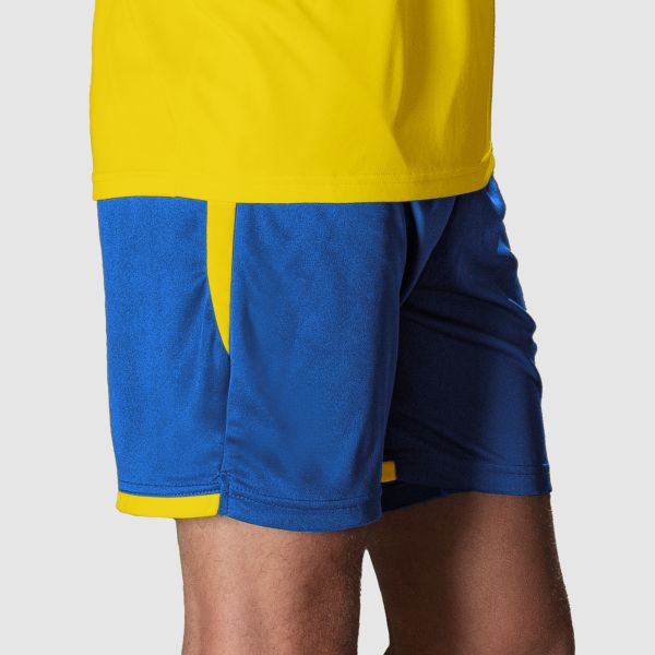 Focus Shorts II - Royal-Yellow