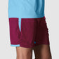 Focus Shorts II - Maroon-Sky Blue