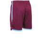 Focus Shorts II - Maroon-Sky Blue