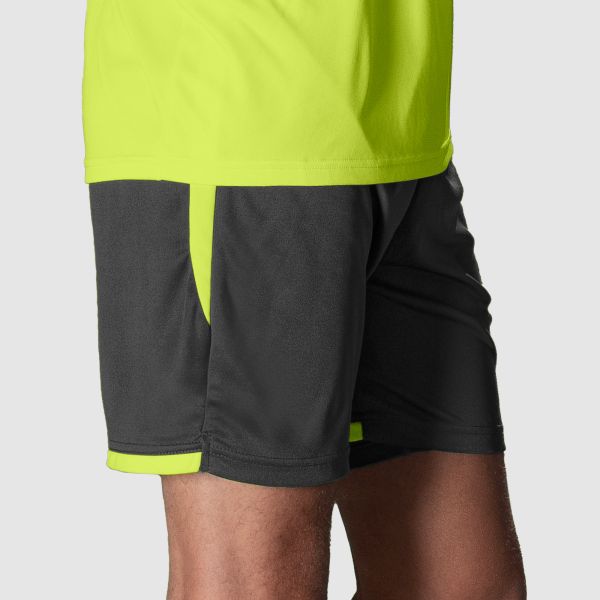 Focus Shorts II - Black-Neon Yellow