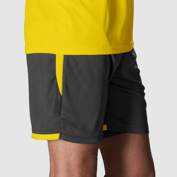 Focus Shorts II - Black-Yellow