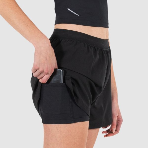 Functionals 2-in-1 Shorts Ladies - Black