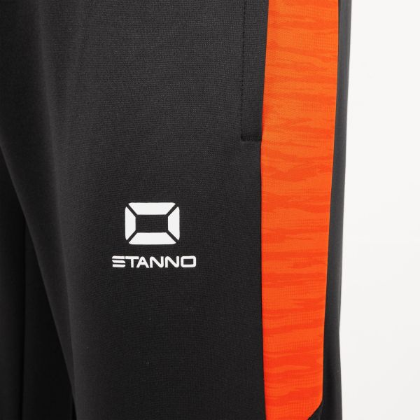 Bolt Pants - Black-Orange