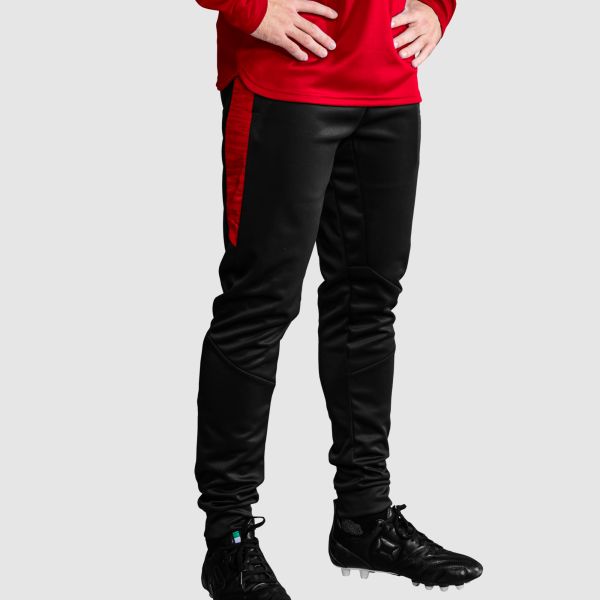 Bolt Pants - Black-Red