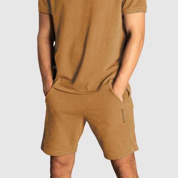 Base Sweat Shorts - Brown