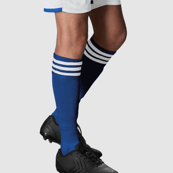 Ring Sock - Royal-White