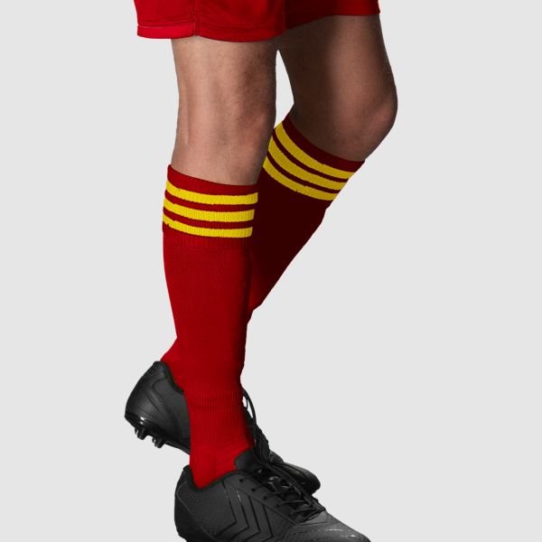 Ring Sock - Red-Yellow