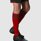 Ring Sock - Red-Black