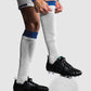 Combi Sock - White-Royal
