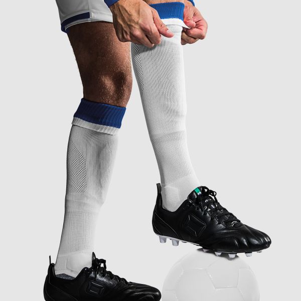 Combi Sock - White-Royal
