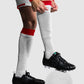 Combi Sock - White-Red