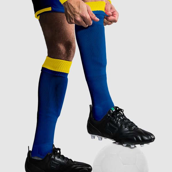 Combi Sock - Royal-Yellow