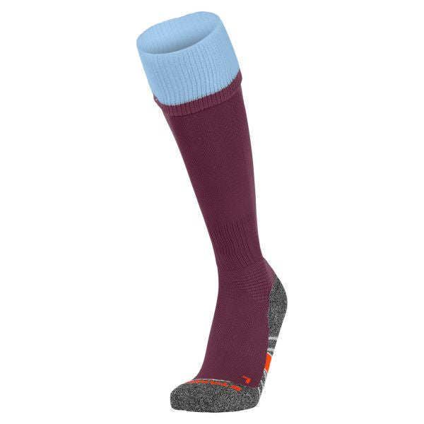 Combi Sock - Maroon-Sky Blue