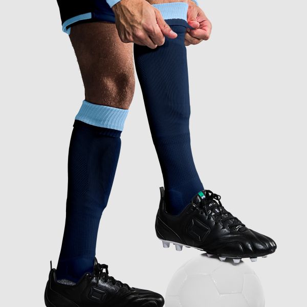 Combi Sock - Navy-Sky Blue