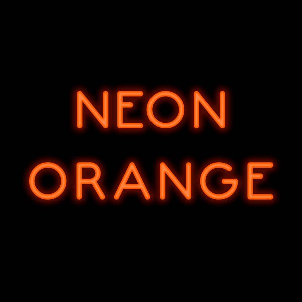Uni Footless Sock - Neon Orange