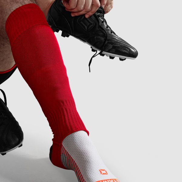Uni Footless Sock - Red