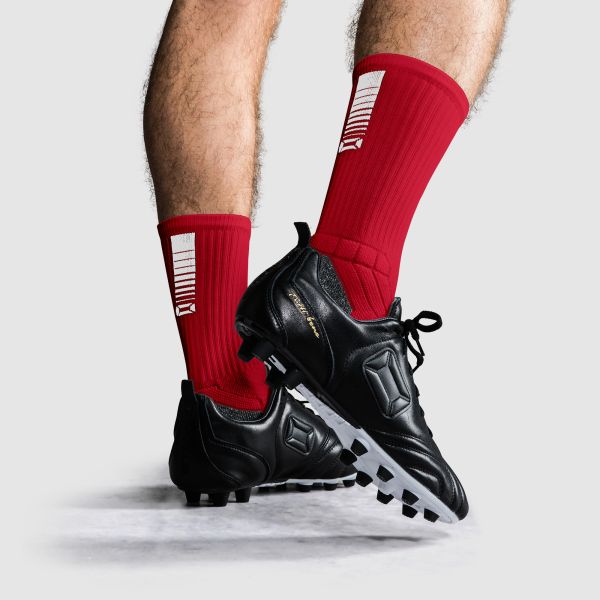 Stadium Crew Socks - Red-White