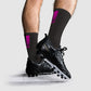 Stadium Crew Socks - Black-Pink