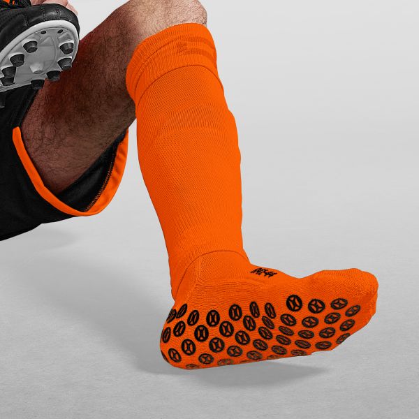 Raw Crew Socks - Orange-Black