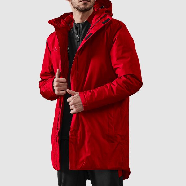 Prime Padded Coach Jacket - Red