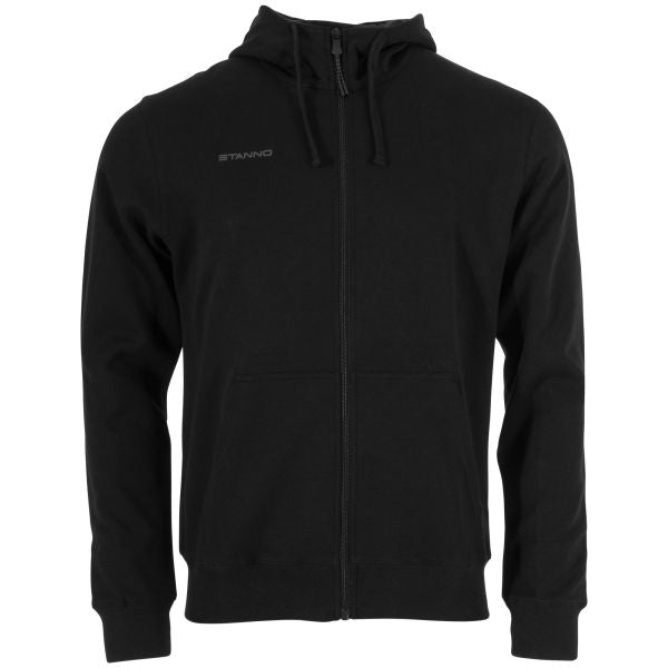 Base Hooded Full Zip Sweat Top - Black